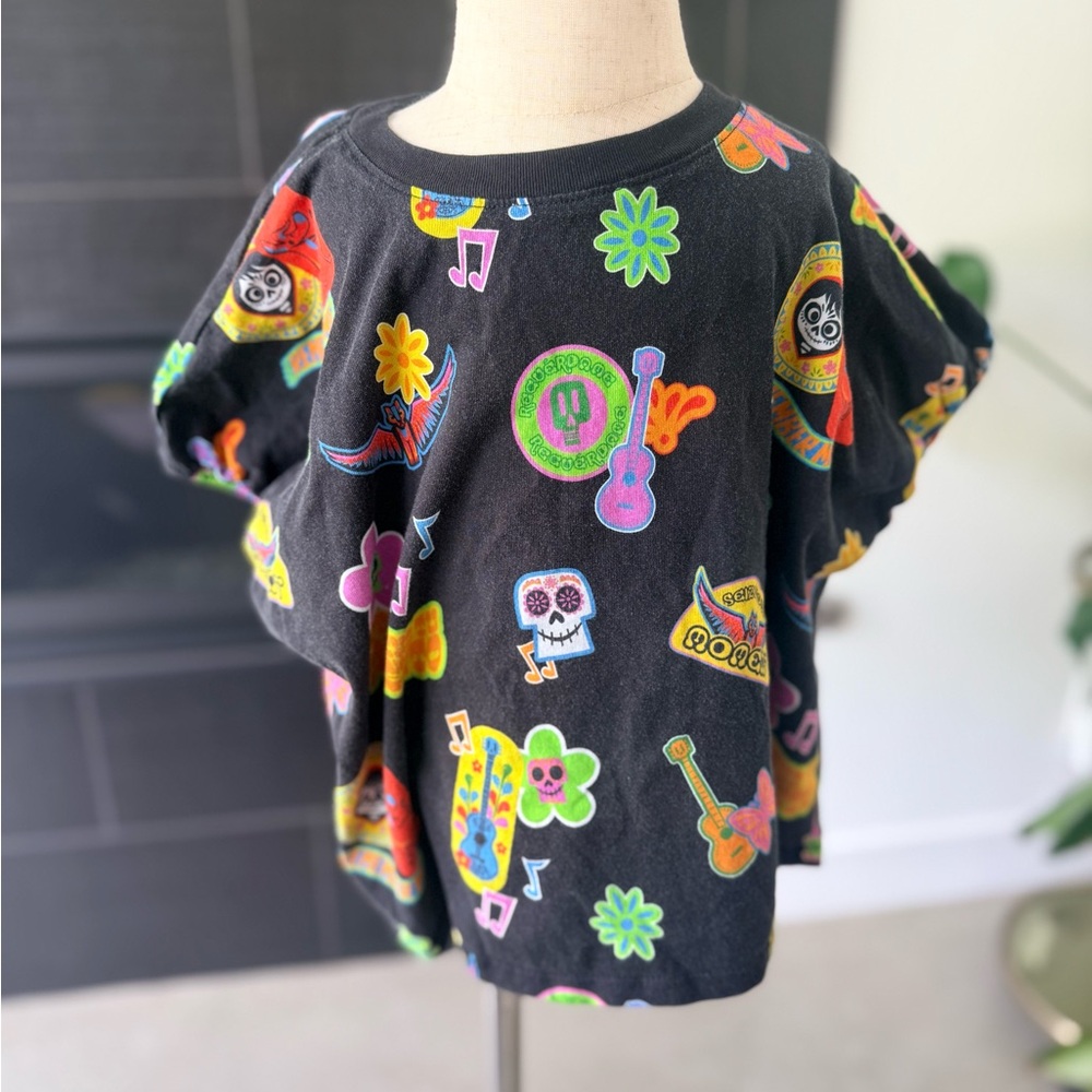 Disney coco Pixar Black tee blouse